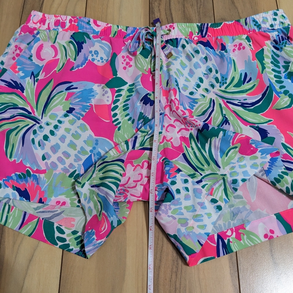 EUC! Lilly Pulitzer Katia Shorts Multi Raise The Bar Size XL - Picture 8 of 13